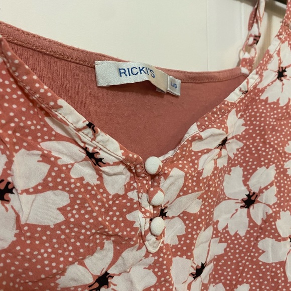 2-Pack Rickis Crop Tops -cotton summer spaghetti strap camisoles tank top size L - Picture 8 of 16